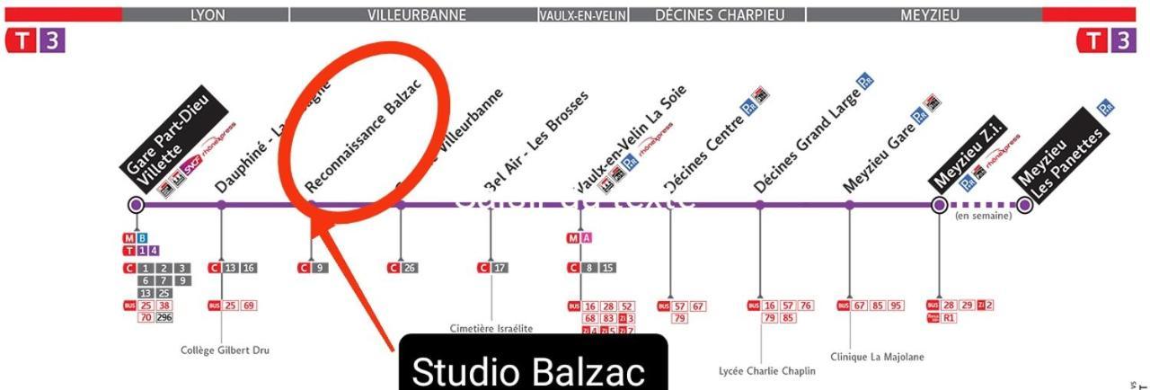 Апартаменты Studio Balzac Вийёрбан Экстерьер фото